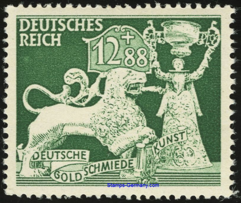 Briefmarke Deutsches Reich Michel 817