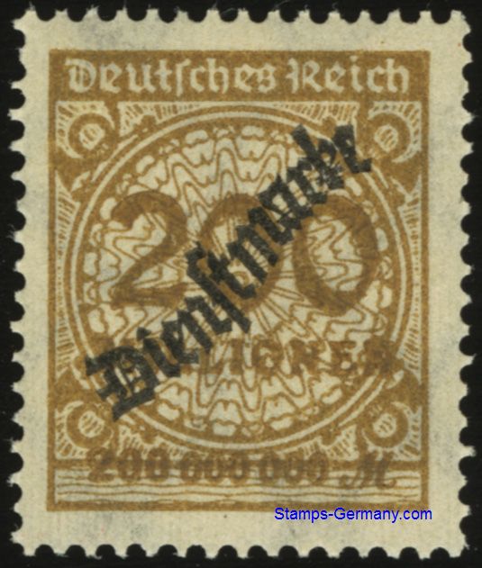 Germany Stamp Yvert Official 56