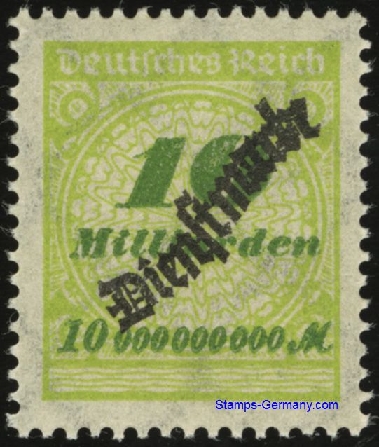 Briefmarke Michel Dienstmarke 86 - zum Schließen ins Bild klicken